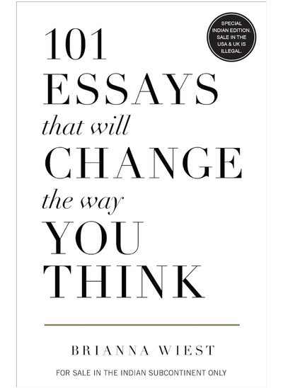 Buy 101 Essays That Will Change The Way You Think in UAE