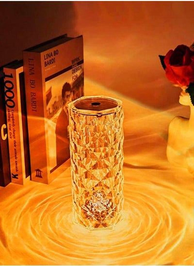 اشتري HOCC Three Colors Crystal Diamond Table Lamp في الامارات