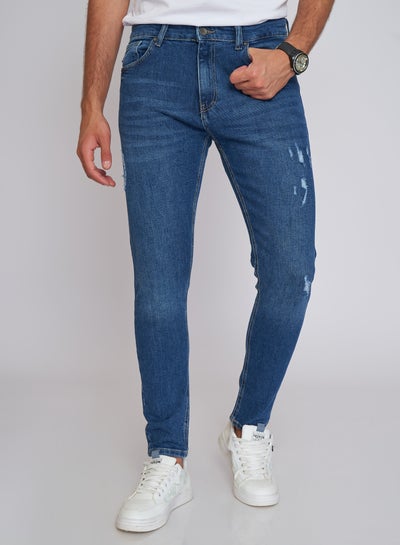 Buy Ripped Carrot Fit Jeans in Egypt