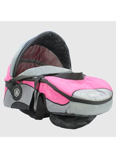 Buy Grey/Fuchsia Petit Bebe Smart Space Carry Cot in Egypt