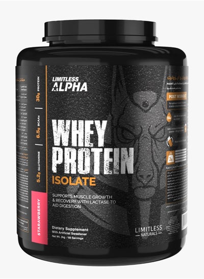 Buy Alpha Whey Protein Isolate - Strawberry 2KG in Egypt