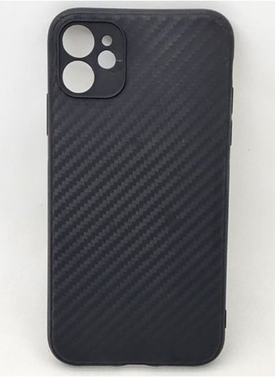 Buy Carbon Fiber Silicone Case For IPhone 12 (6.1 Inch) in Egypt