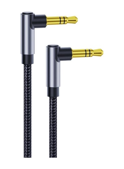 Buy Tingwode ABB-X3 Adapter Cable 3.5mm AUX Audio To 3.5 AUX Audio Transfer 90 Degree Right Angle 1200mm - Purple in Egypt