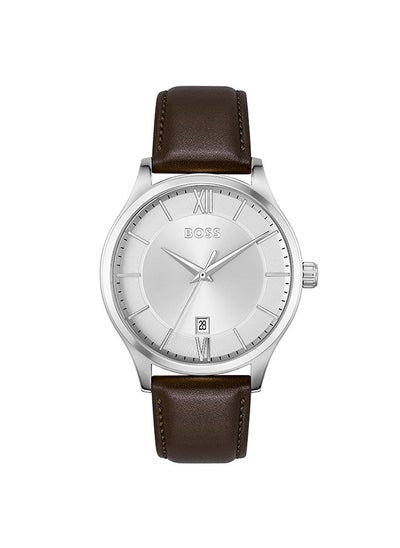 اشتري Men's Analog Round Leather Wrist Watch 1514064 - 41 mm في الامارات