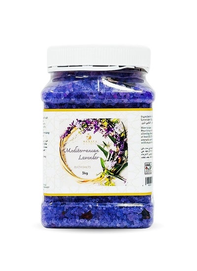 Buy MEDSPA Lavender Bath Salt 3kg in UAE