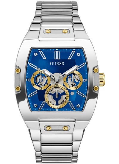 اشتري GUESS Men's Trend Casual Tonneau Diamond 43mm Watch - GW0456G5 في الامارات