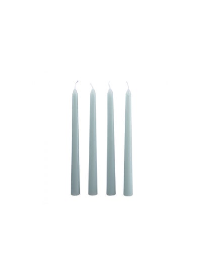 Buy Indulgence 4piece Taper Candle Dia2x24cm Ocean Breeze in UAE