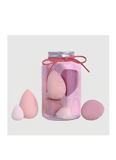 Buy Makeup sponge Set in a Gift Clear Jar - 5 Pieces in Egypt