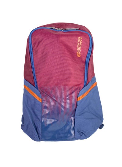 Buy school bag backpack red with blue in Saudi Arabia