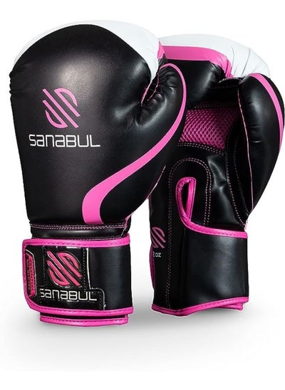 Buy Pair Of Essential Gel Boxing Gloves and Kickboxing Glove For Professional Fighting Training Sparring in UAE