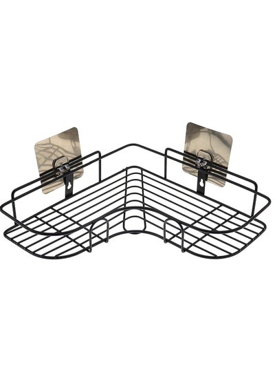 Buy Luxansa Bathroom Rack Shelf Adhesive Metal Wall Storage Rack, Bathroom Racks Storage Shelves Hanging Organizer with Shampoo Corner Caddy Racks Stand for Kitchen (Corner Rack) in Egypt