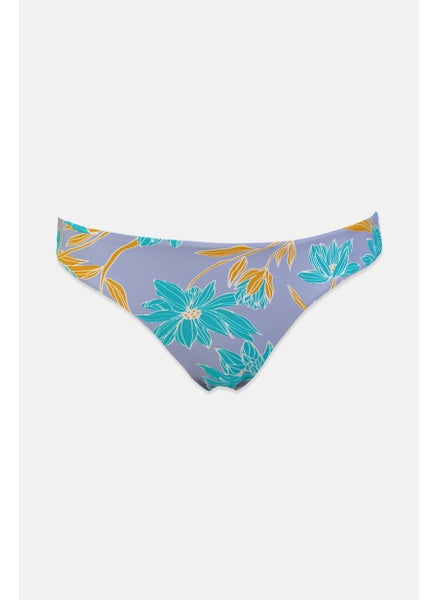 Buy Women Reversible Printed Bikini Bottom, Purple Combo in Saudi Arabia