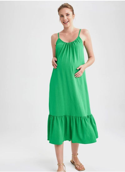 Buy Strap Ruched Detail Dress in Saudi Arabia