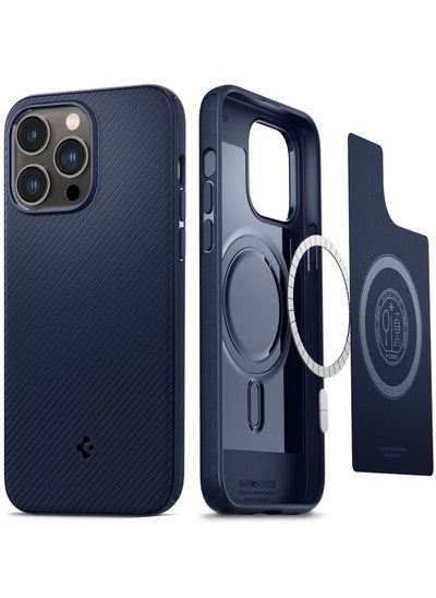 اشتري Mag Armor MagFit iPhone 14 Pro Max Case Cover with Magsafe - Navy Blue في الامارات