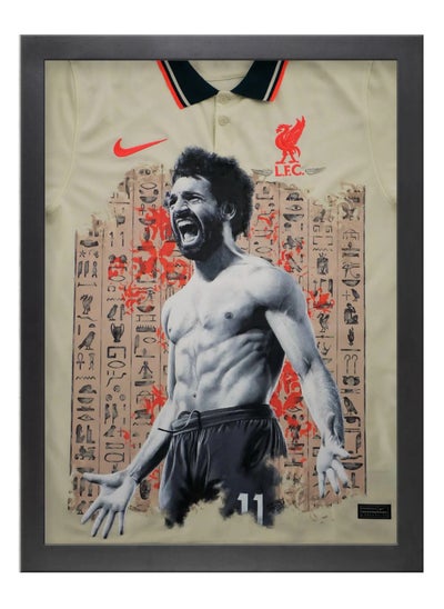 اشتري Mo Salah Liverpool Poster with Frame 50x40cm في الامارات