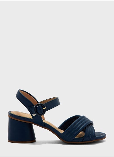 اشتري Multi Strap Mid Heel Sandals في الامارات