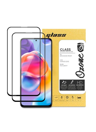 Buy Tempered Glass Screen Protector Compatible for Redmi Note 11 Pro Plus 5G 2 Per Pack Full Coverage 9H Hardness Shock Proof Anti-Scratch Screen Guard in UAE