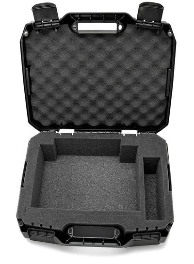 Buy Hard Shell Projector Travel Case Compatible with Epson VS250 SVGA, VS350 XGA, VS355 WXGA Projectors with HDMI Cable and Remote in Custom Foam Compartments, Case Only in UAE