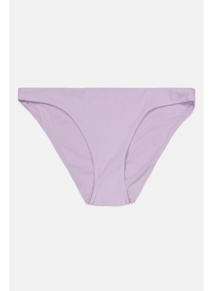 Buy Women Solid Pull On Bikini Brief, Lavender in UAE