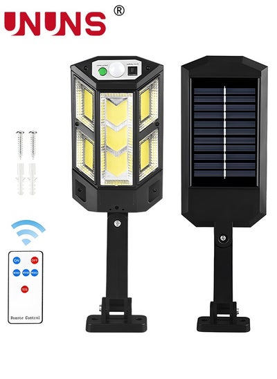 Buy Led Solar Street Light,Led Remote Control Solar With Remote Control,3 Modes Waterproof Solar Flood Lights Lamp Outdoor For Yard,Garden,Path,Parking Lot in UAE