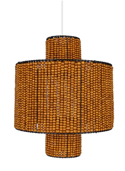 Buy 3 Tier Wooden Bead Pendant in Egypt