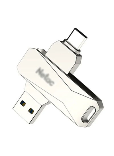 Buy Type-C USB 64Gb Dual Interface Flash Drive Dual Plug Silver in Saudi Arabia