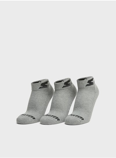 اشتري 3 Pack Logo Ankle Socks في الامارات