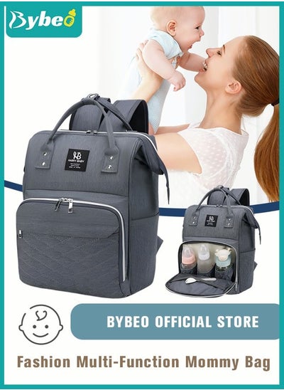 Buy Diaper Bag Backpack, Multifunction Travel Back Pack Maternity Baby Changing Bags, Large Capacity, Waterproof and Stylish in UAE