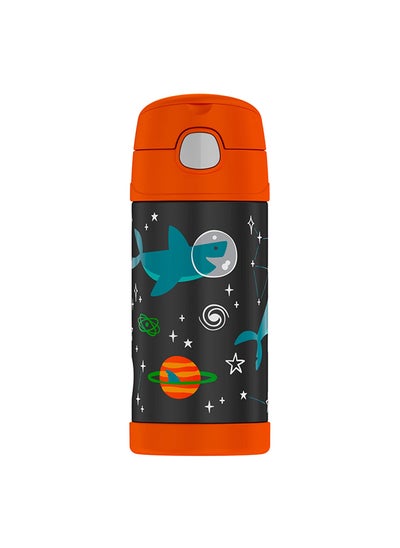 Buy Thermos Funtainer Stainless Steel Kids Space Party Bottle 355Ml, F40120Au, Kids Water Bottle With Straw, Insulated Flask, Hydration Bottle With Lid in UAE