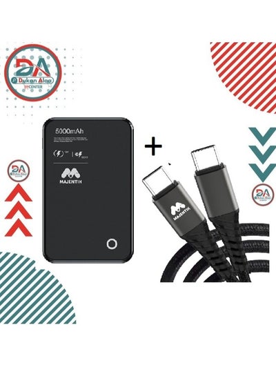 Buy Power Bank MJ-23 5000MAh+Cable CL-001 Type-C To Type-C in Egypt