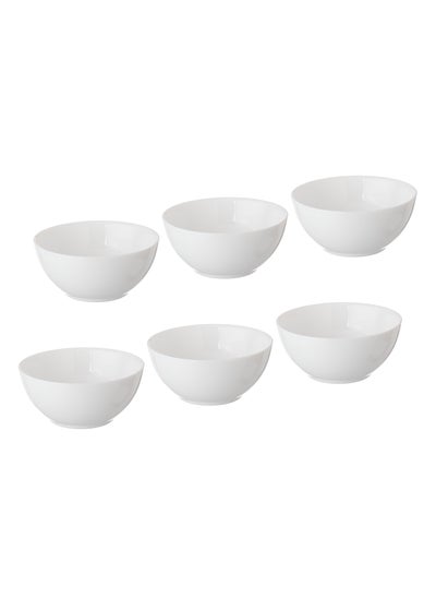 Buy 6 Pieces Luminarc White Plates in Saudi Arabia