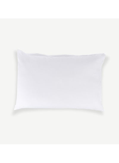 Buy Gavin Washed Cotton Pillowcase Pair -White in UAE