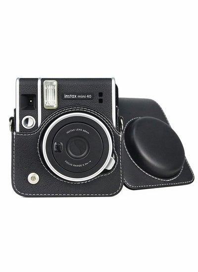 Buy Protective Camera Case for Instax Mini 40 Instant Film Camera - Compatible and Stylish Black Cover for Mini 40 Instant Camera. in Saudi Arabia