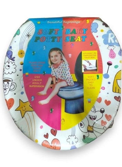 Buy Children's Toilet Seat With Soft Cushion Multicolour in Egypt