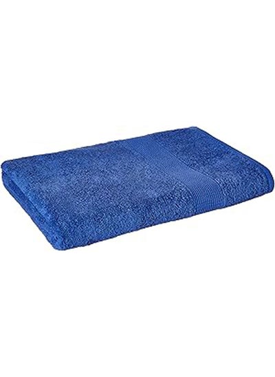 Buy Bath Towel 100% Cotton 50 X 90  cm-Blue in Egypt