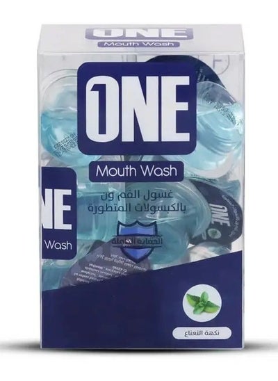 Buy The One Touch Advanced Mint Mouthwash 20 Capsules 15ml in Saudi Arabia