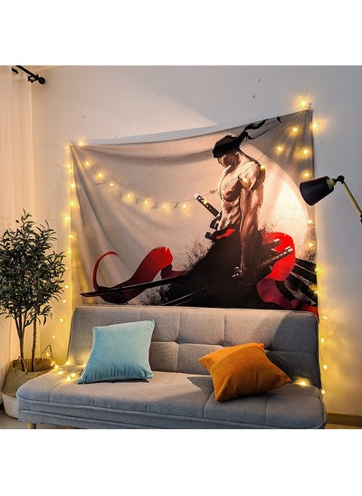 اشتري Anime Room Decor Large Size Flag Wall Hanging Decor boys room decor For Bedroom Living Room 150*130cm（With Lamp） في الامارات