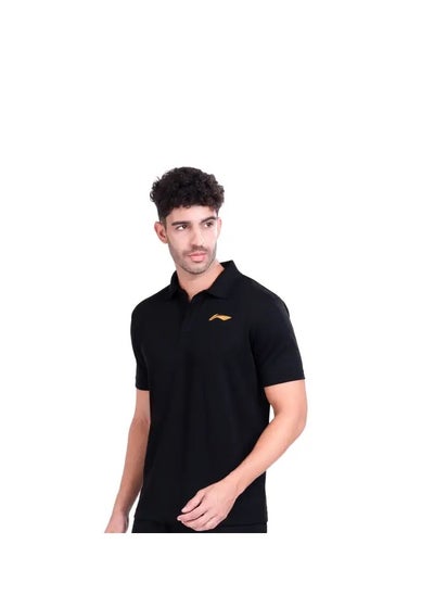 Buy LINING POLO-T-SHIRT- (BLACK) (ATST997-1-S) in UAE