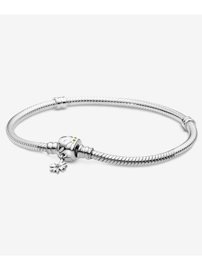 Buy Snake Chain Sterling Silver Women's Bracelet for Pandora Moments 598776C01 in Saudi Arabia