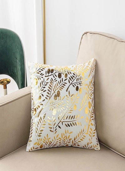 Buy Cushion Covers Decor Throw Pillow Cover Gold Decorative Pillow Cushion Cover for Bedroom Sofa Car Home Décor in UAE