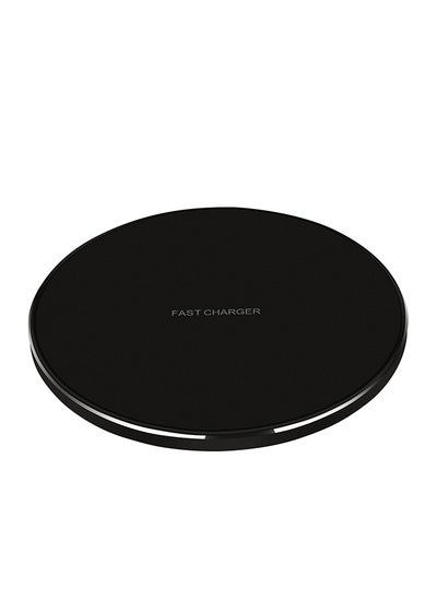 اشتري 15W Wireless Fast Charging Pad with Wide Compatibility Black في السعودية