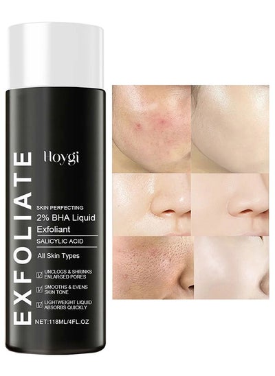 Buy Skin Perfecting 2% BHA Liquid Salicylic Acid Exfoliant, Gentle Facial Exfoliator For Blackheads, Large Pores, Wrinkles And Fine Lines, Travel Size, 118ML in UAE