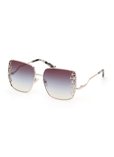 اشتري Women's UV Protection Square Shape Metal Sunglasses GM082933W59 - Lens Size: 59 Mm - Gold في السعودية