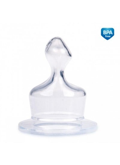 Buy Silicon Orthodontic Teat Slow +3M for Narrow Neck Bottle 1 pc in Egypt