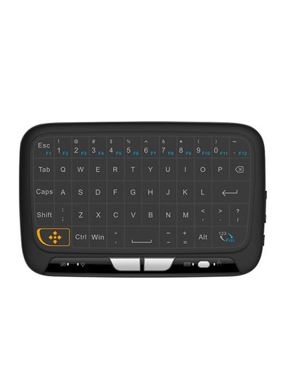 Buy Wireless RC-Keyboard Full Touchpad Remote Control For Smart TV Black in Saudi Arabia