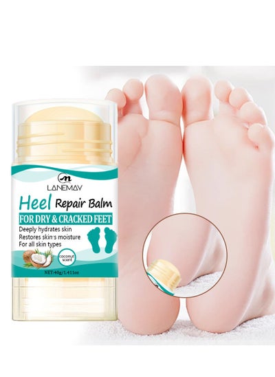 اشتري Heel Repari Blam for Dry and Cracked Feet, Heel Repair Stick Callus Remover, Dead Skin Exfoliation, Hand and Foot Cream for Dry Cracked Hands,Elbows, Feet, Heels, Knees في السعودية