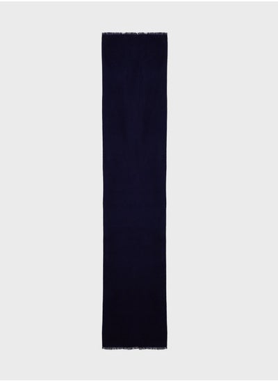 Buy Basic Fringe Edge Scarf in UAE