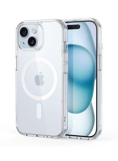 Buy Protective Case Cover For Apple iphone 15 5G Clear in UAE