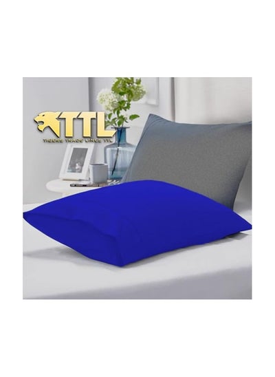 Buy Pillowcase for Home, Hotels & Touristic Village/Modern Design from Tigers,BLUE,55cm*75cm in Egypt