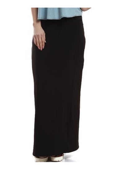 اشتري Women's Cotton Long Skirt - Black في مصر